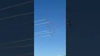 Swiss Air Force PC-7 team in Athens Flying Week 2024, Tanagra Greece 🇬🇷 #swissairforce #afw2024