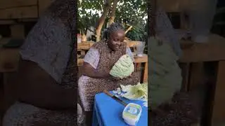 Mama Cooking Polish Cabbage Rolls -  Nairobi Kenya