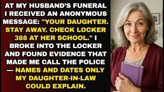At My Husband&rsquo;s Funeral I Got a Note About Locker 388 &mdash; Inside Was Evidence That Exposed My...