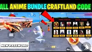 Free Fire Anime Bundle Craftland Map Code ||  PHONK SONGS | MIC FOR ALL | 2V2 ANIME Battle