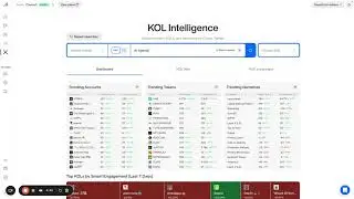 Cookie3 Guides: KOL Intelligence Searchbar