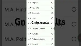 #gndu #exam #gndu latest news today#gndu results #gndu latest update #results