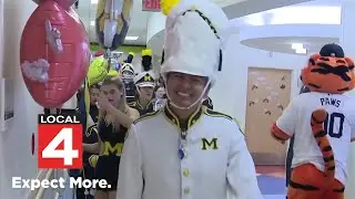 Mini-parade delivers joy to families at C.S. Mott Childrens Hospital