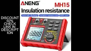 ANENG MH15 Digital Insulation Megohmmeter 6000 Counts Ohmmeter Capacitor Test Resistance Tester Volt
