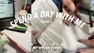 Spend A Hectic Yet Productive Day With Me || Staying Focused || Study Buzzie || 