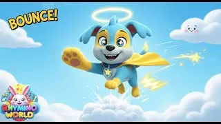 Cloud Bounce Safety Dance ☁️🕺 | Fun Nursery Rhymes for Kids 👶🎶 | Baby Songs & Kids Dance