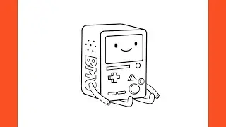How To Draw BMO With Guidelines (Adventure Time)