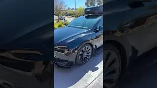 Tesla Model Y Performance #eibach #lowered #yakima #roofbox #tesla #blackedout #mkcamp #tesla