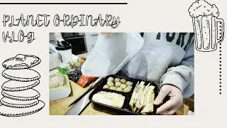 Korean cooking vlog- Tomato Tofu hot Pot, Dumpling soup- Lifestyle vlog