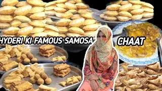 Hyderi ki famous samosa Chaat|| hidden gems of Karachi|| street food of Karachi
