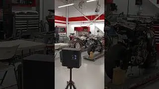 Repair Shop 3D Scanning 🏍️#architecture #construction  #design #scantobim #tools