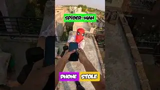 SPIDER-GIRL PHONE PRANK CHALLENGE!🤑 #parkour #spiderman #bhoot #games #balloon #labubuparkour