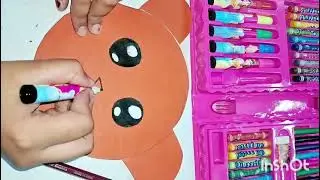 🐅How to make Paper tiger with paper plate. easy step by step learning for kids. 🐯 #papercraft