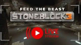 Indo para o NETHER e o THE END - FTB Stoneblock 3 Live 03/03/2023