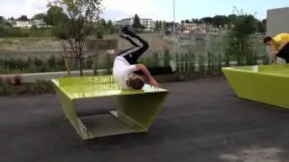 Parkour training session - June 2015 - Vancouver Parkour Park
