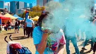Holi in Australia || Conversation with doctor ||Unplanned explorations ||  Free Frozen yogurt 😋