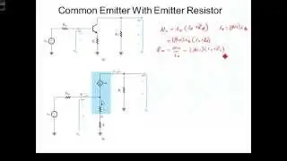 L6 6 3Analysis of Common Emitter With Re