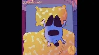 Bluey Fruit bat fan animation i can&rsquo;t fall asleep