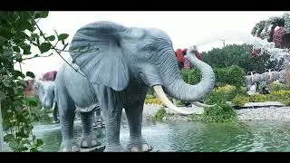 Dubai Miracle Garden 2019 прогулка по парку цветов