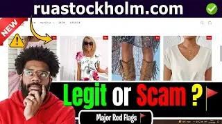 Rua Stockholm Clothing Review, Is ruastockholm.com legit or SCAM? 5 Major Red Flags⚠️🚩