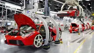 Внутри гигантского завода Ferrari &mdash; линия по производству суперкаров