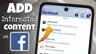 How to Add Interested Content on Facebook