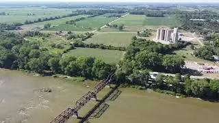 Grand Rapids, Ohio & Maumee River aerial  ( PTXVI )
