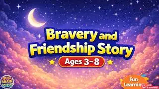 Bravery and Friendship Story for Kids Ages 3&ndash;8 A Calm Nighttime Animal Adventure