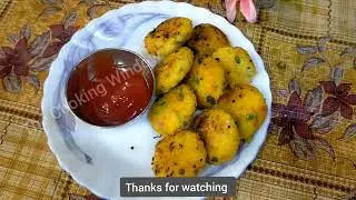 Potato poha balls / মাত্র ১চামচ তেল দিয়ে তৈরি হেল্দি ও টেস্টি নাস্তা।