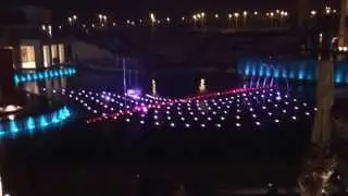 CFC (Cairo Festival city) dancing fountain New Year's Eve 2014 Cairo