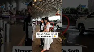 Sara Ali Khan's Effortless Airport Look in a Classic White Kurta ❤️