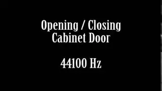 Opening Closing Shut Cabinet Cupboard Door Sound Effect Free High Quality Sound FX