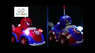 Spider-Man and  Captain America Remote Control Car