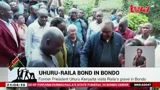 Uhuru still mourning Raila Odinga; Uhuru Kenyatta remains in Bondo for Mashujaa Day