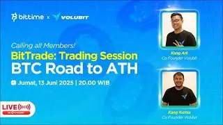 Bitrade: Trading Session Volubit x Bittime | BTC Road to ATH
