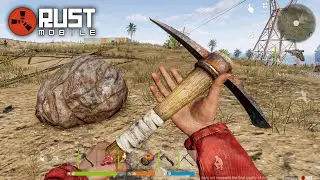 HOW TO SURVIVE IN RUST MOBILE GAME ! RUST MOBILE GAMEPLAY | PART-9 | ( ANDROID & IOS )