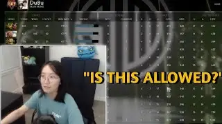 DuBu's wife follows chat and shows his stats in his stream