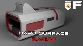 Hard Surface Modeling - SciFi Building With Fluent (Blender Addon)