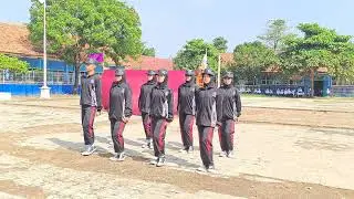 Demonstrasi Ekstrakurikuler Paskibra SMPN 1 Patokbeusi (MPLS 2022)