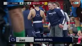 157 LBS: Penn State's PJ Duke vs. Maryland's Mekhi Neal | Big Ten Wrestling | 01/24/2026