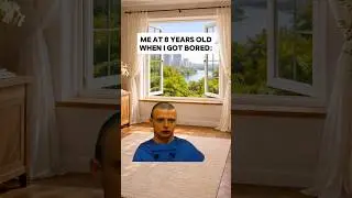 Me at 8 years old when i got bored 🤣 #meme #funny #humor #fyp