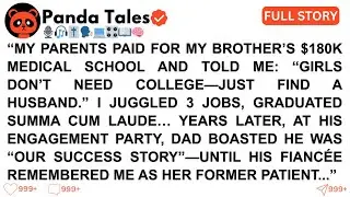 [Full Story] MY PARENTS PAID FOR MY BROTHER’S $180K MEDICAL SCHOOL AND TOLD ME: “GIRLS DON’T NEED...