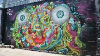 Stop-Motion Mural by Stetz at SprATX in Austin, TX