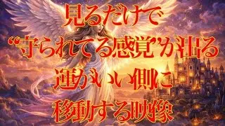 見るだけで&ldquo;守られてる感覚&rdquo;が出る👼運がいい側に移動する映像🎞️
