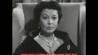 Vivien Leigh, &ldquo;I don&rsquo;t think men are all that important!&rdquo;