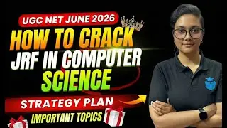 How to Crack JRF in Computer Science 🤔UGC NET CS Complete Strategy | Aditi Mam