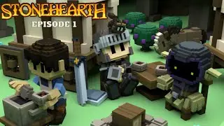 Stonehearth  - Episode 1 - SETTING OUR FOUNDATION!
