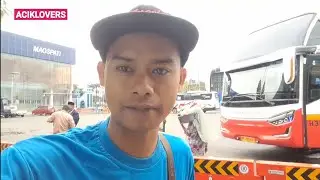 Bus Gunung Harta Tujuan Denpasar Bali Di Terminal Maospati Magetan