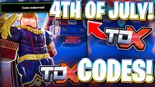 🎆[4TH OF JULY] ALL NEW 4TH OF JULY UPDATE CODES FOR TDX | ROBLOX TOWER DEFENSE X CODES