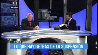 Los verdaderos motivos de la suspensi&oacute;n de Miguel Antonio Bernal